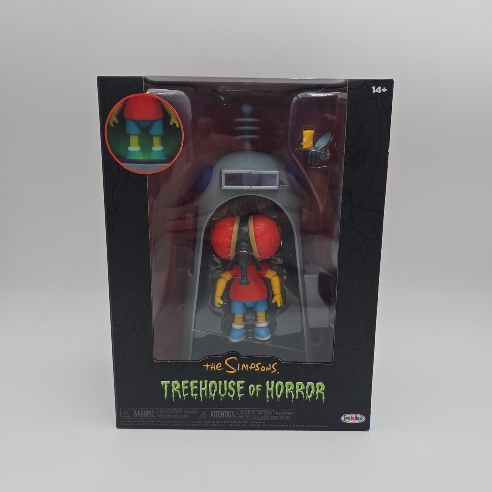 Jakks Pacific The Simpsons Treehouse of Horror FLY BOY BART 5" Figure NEW 2025
